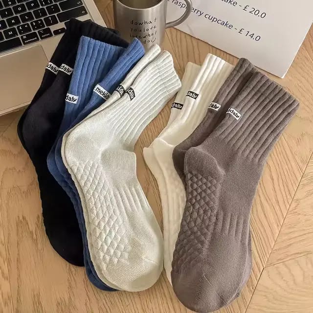 Wholesale 100% Cotton Crew Men's Sport Socks
